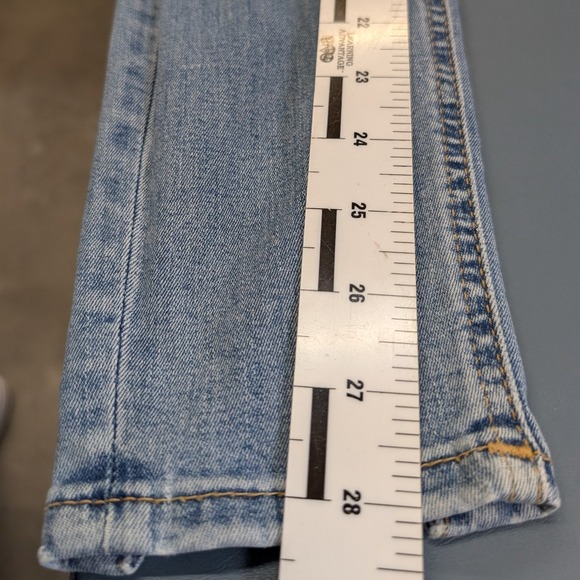 True Religion Womens Skinny Jeans Size 28 Ankle Halle Blue Back Notch High Rise - Picture 16 of 16